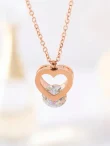 Ženska verižica DIAMOND HEART