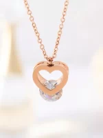 Ženska verižica DIAMOND HEART
