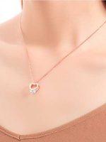 Ženska verižica DIAMOND HEART