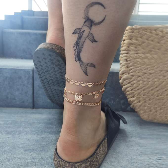 Zapestnica za nogo BUTTERFLY 3v1