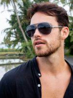 Sončna očala VIP STAR- črna/siva