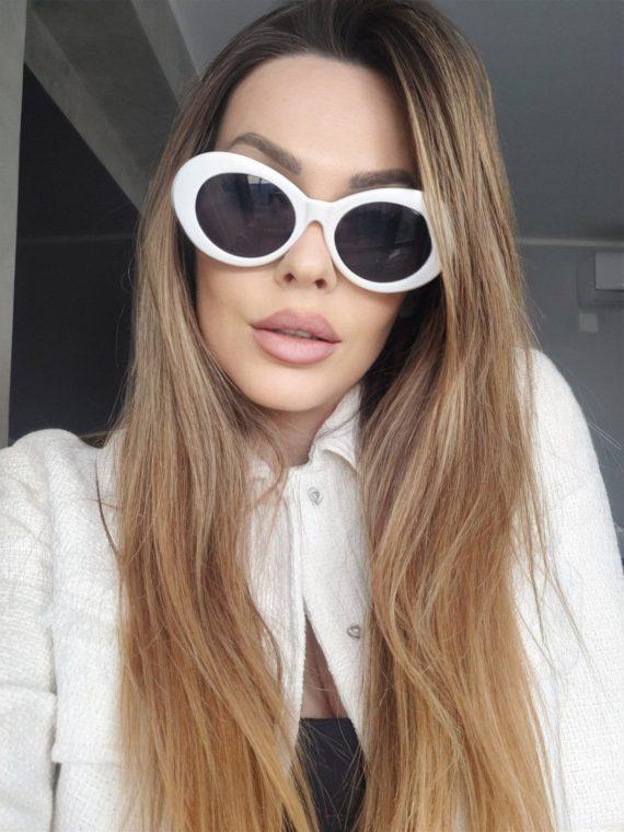 Sončna očala PRETTY- bela