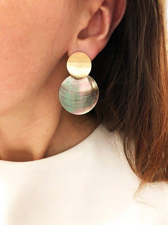 Uhani  GOLD SHELL