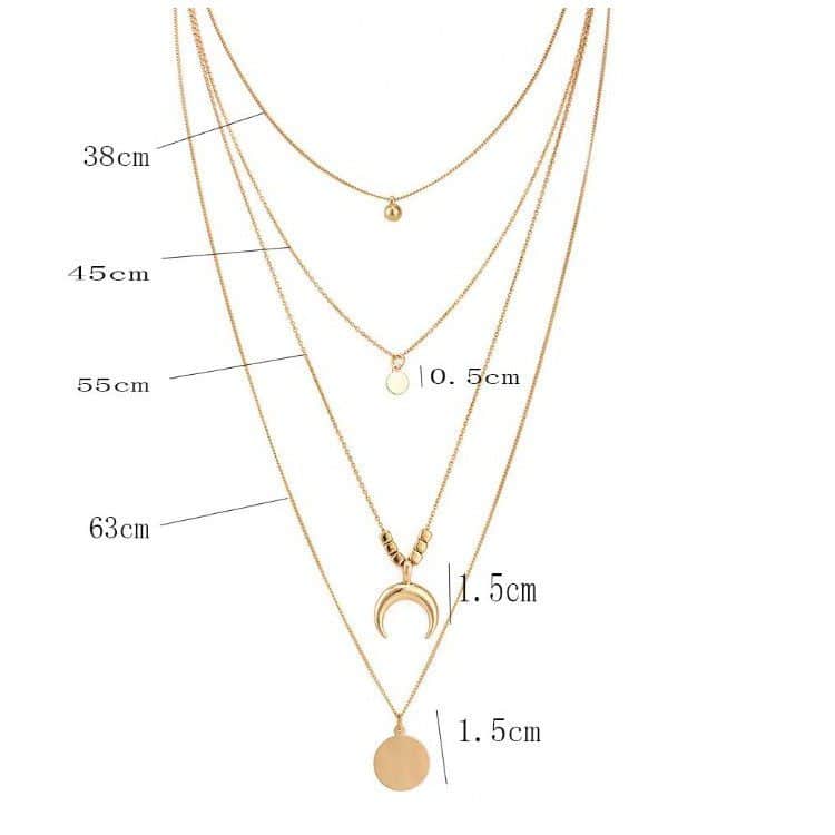 Verižica MULTI 4v1- zlata