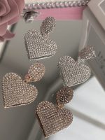 Uhani HEART- zlata