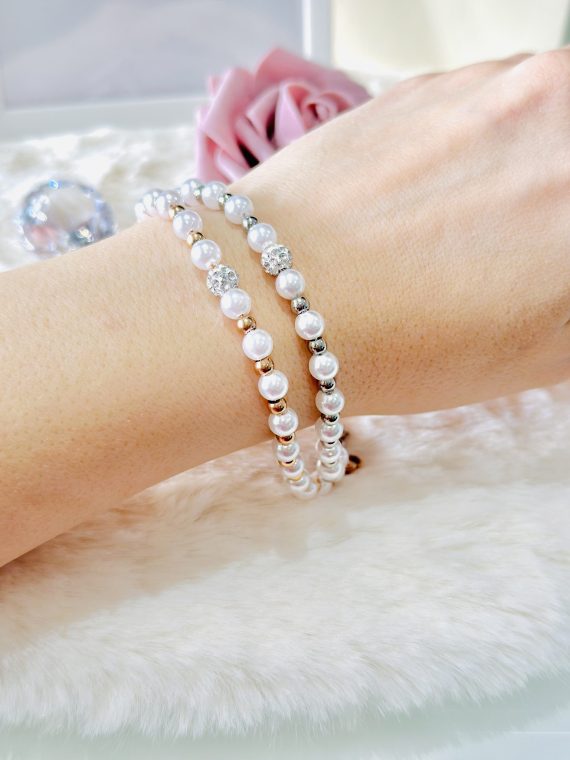 Zapestnica Pearls - dve barvi